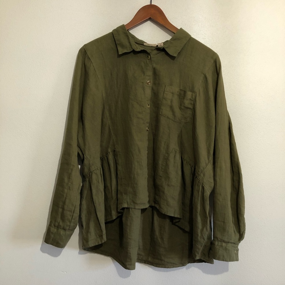 Holding Horses linen top
